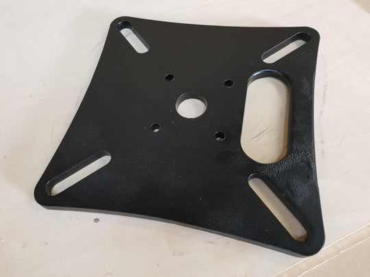 truss caster plate