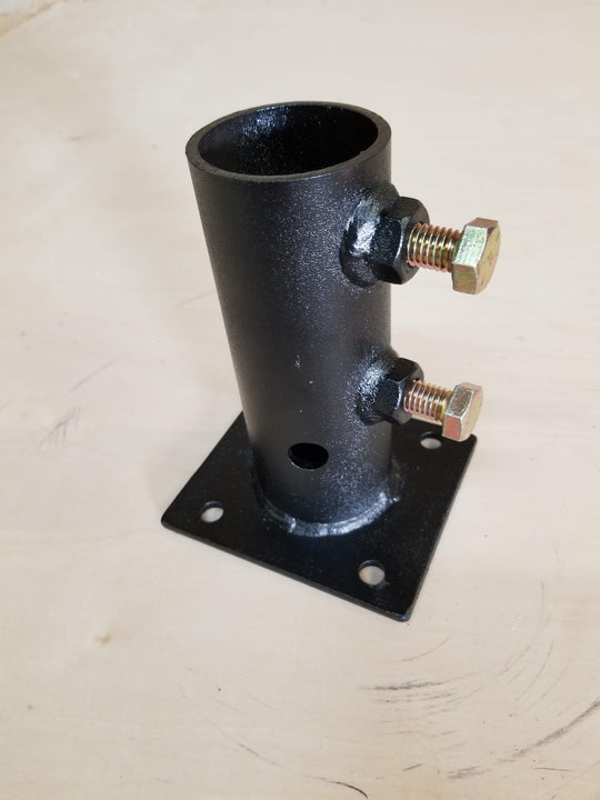 Deck leg caster insert