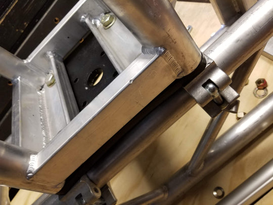 truss caster plate