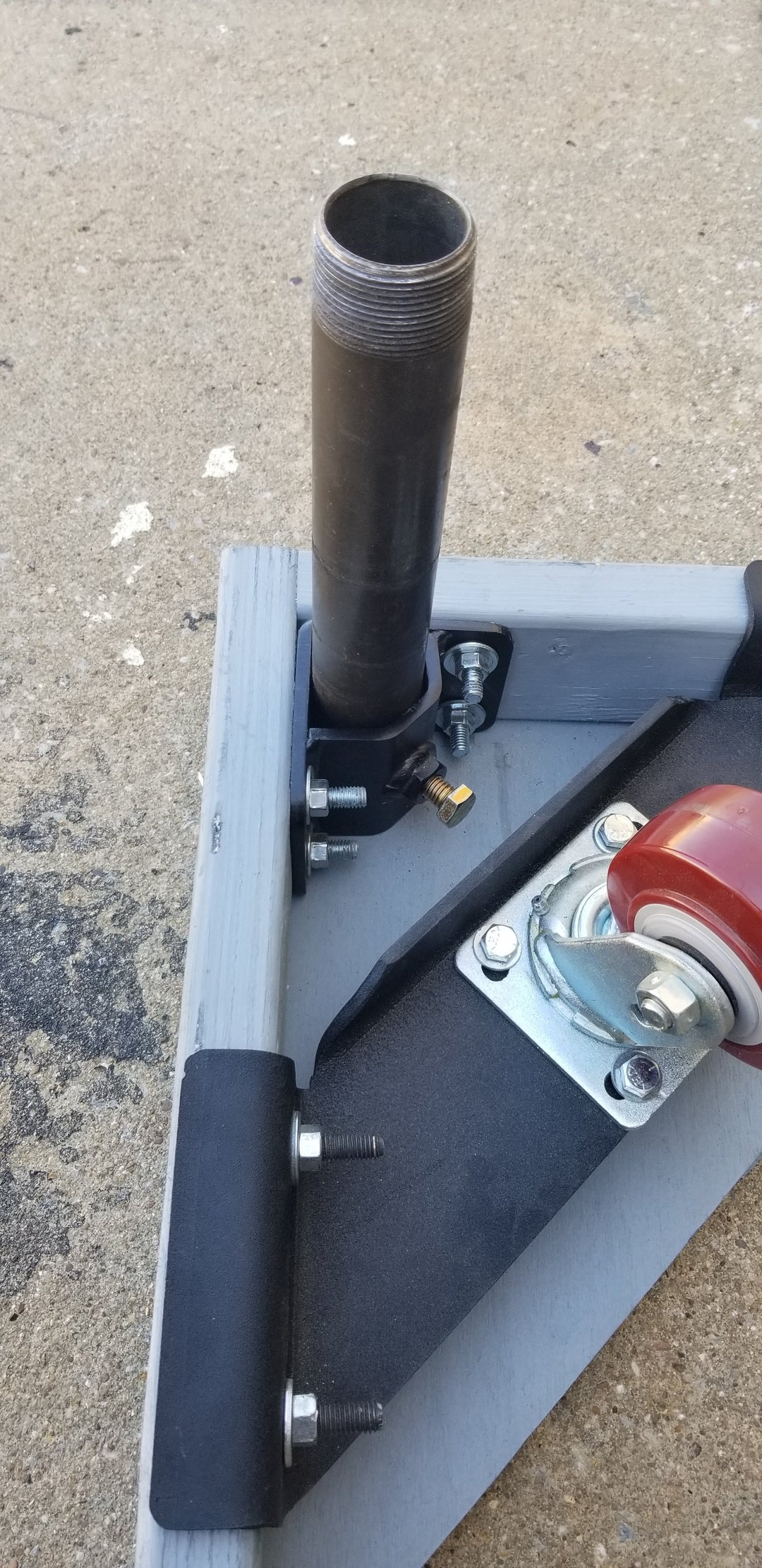 Deck pipe leg insert