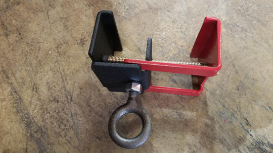 Tent beam clamp